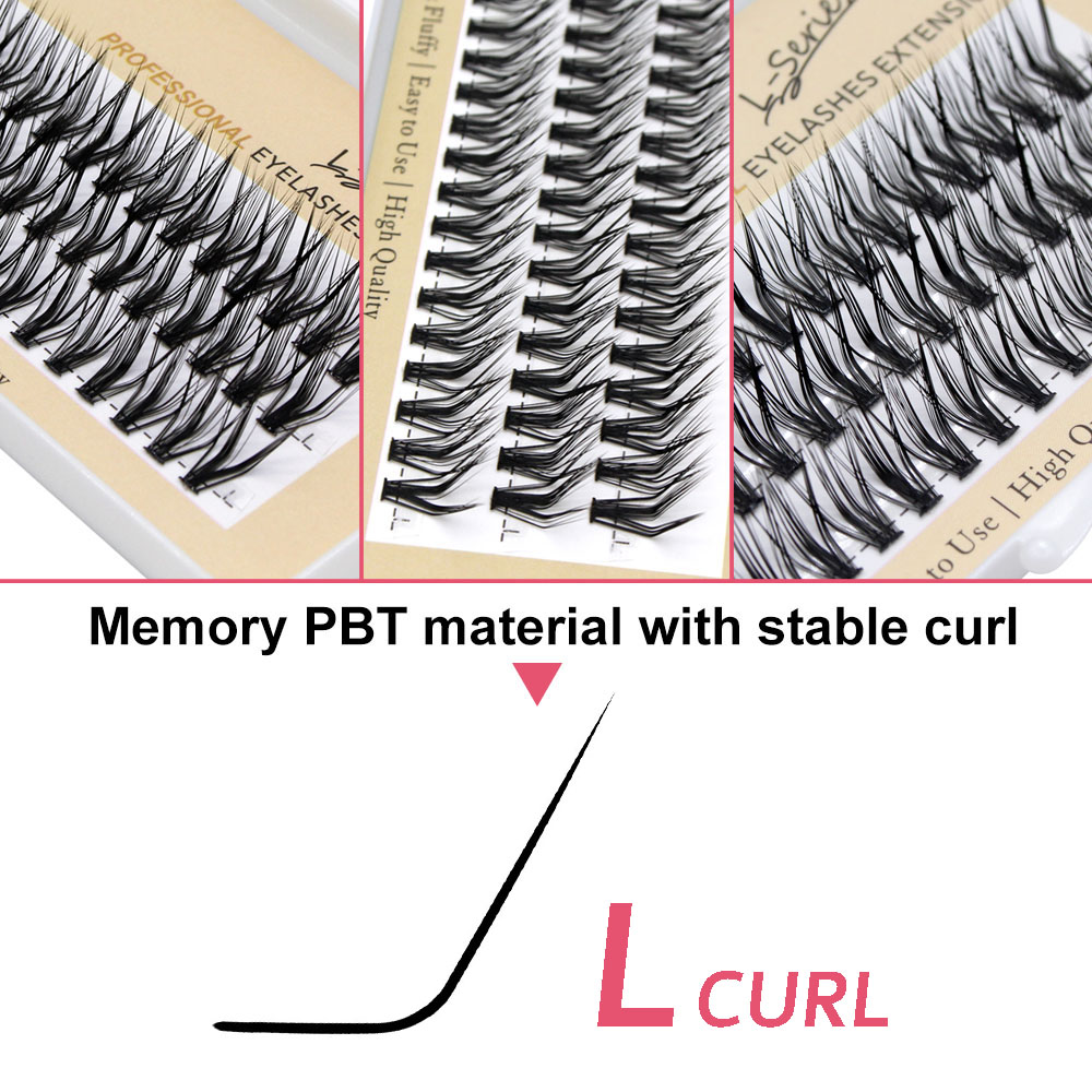 60pcs 30D C/D/L Curl Cluster E - đánh giá và giá Eyelash Extension Japan
