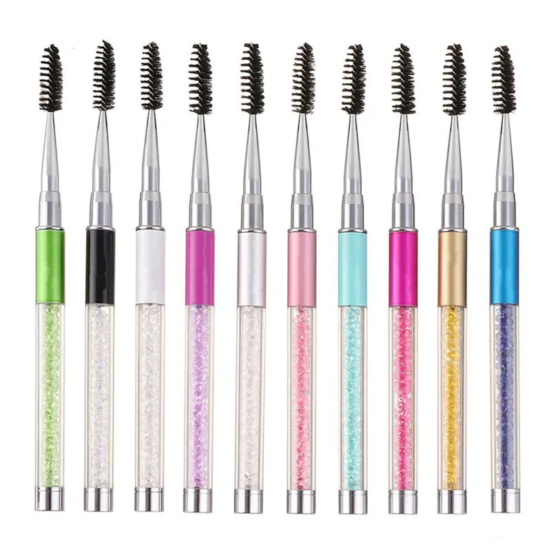 Rhinestone Handle Lash Brush R - đánh giá và giá Eyelash Extension Options