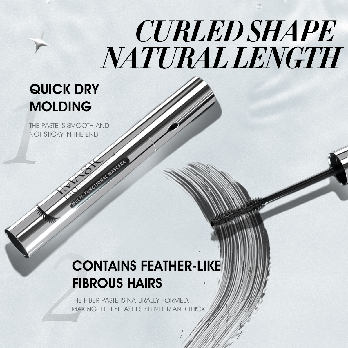 IMAGIC Black Mascara 4D Silk F - đánh giá và giá Eyelash Extension Images Free