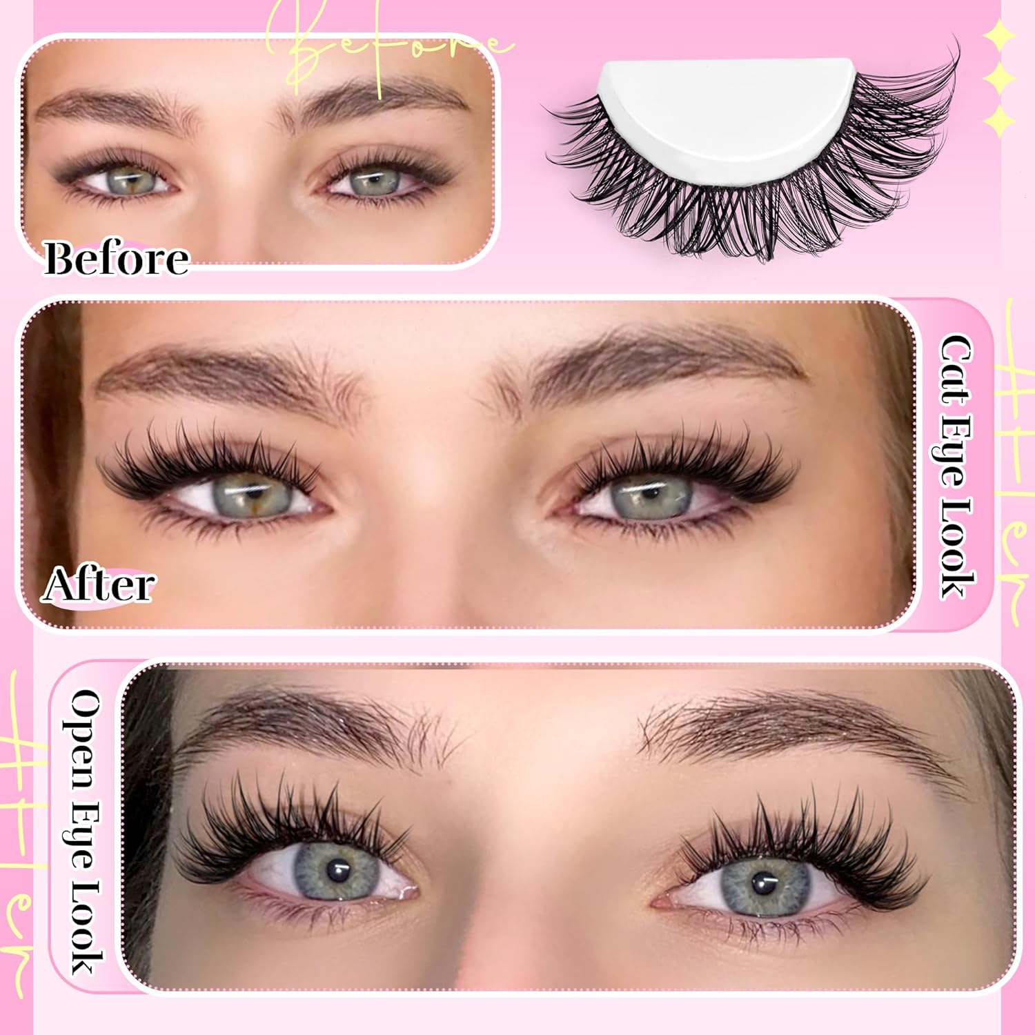 Wispy Lash Clusters Kit 192 Pc - đánh giá và giá Eyelash Extension Images Free
