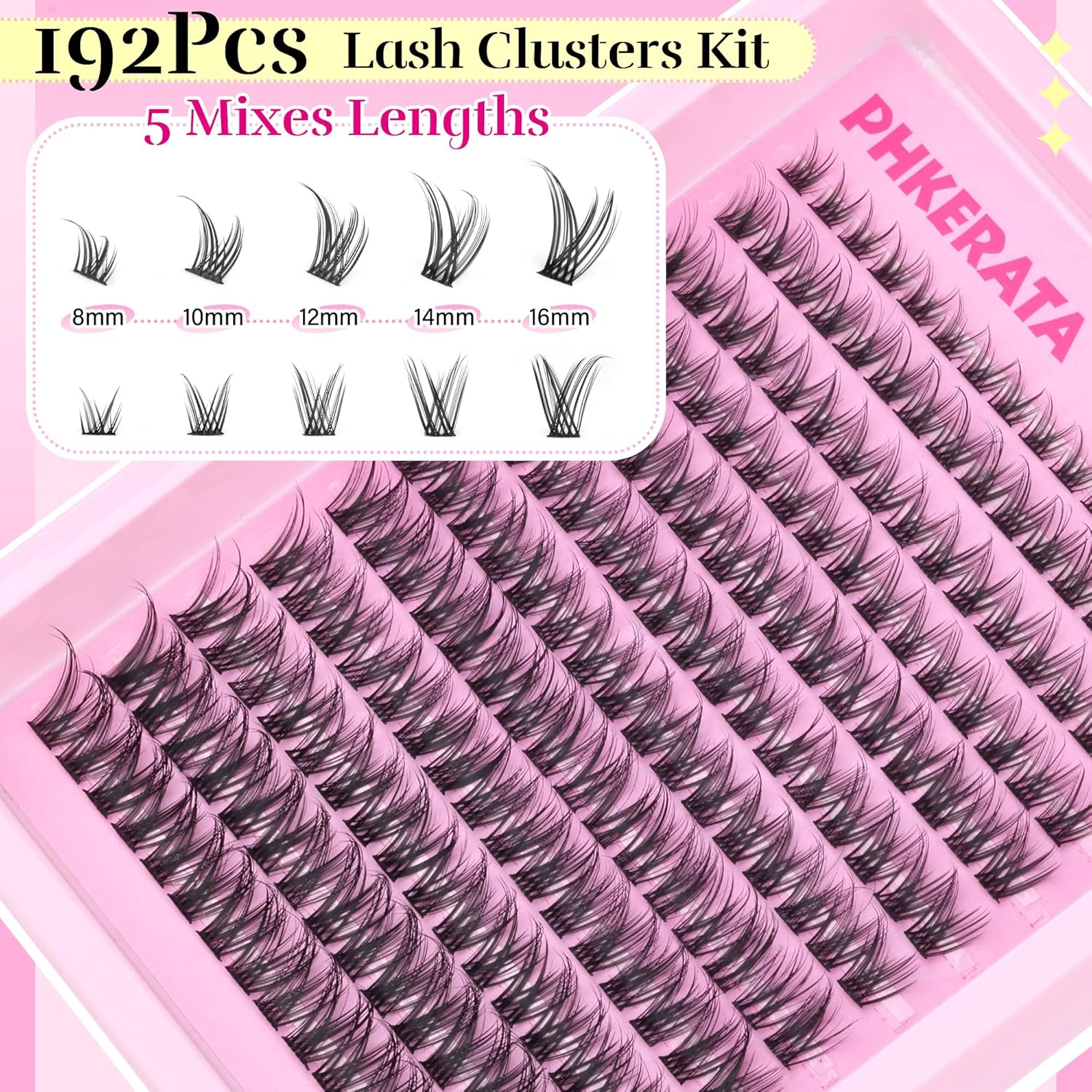 Wispy Lash Clusters Kit 192 Pc - đánh giá và giá Eyelash Extension Images Free