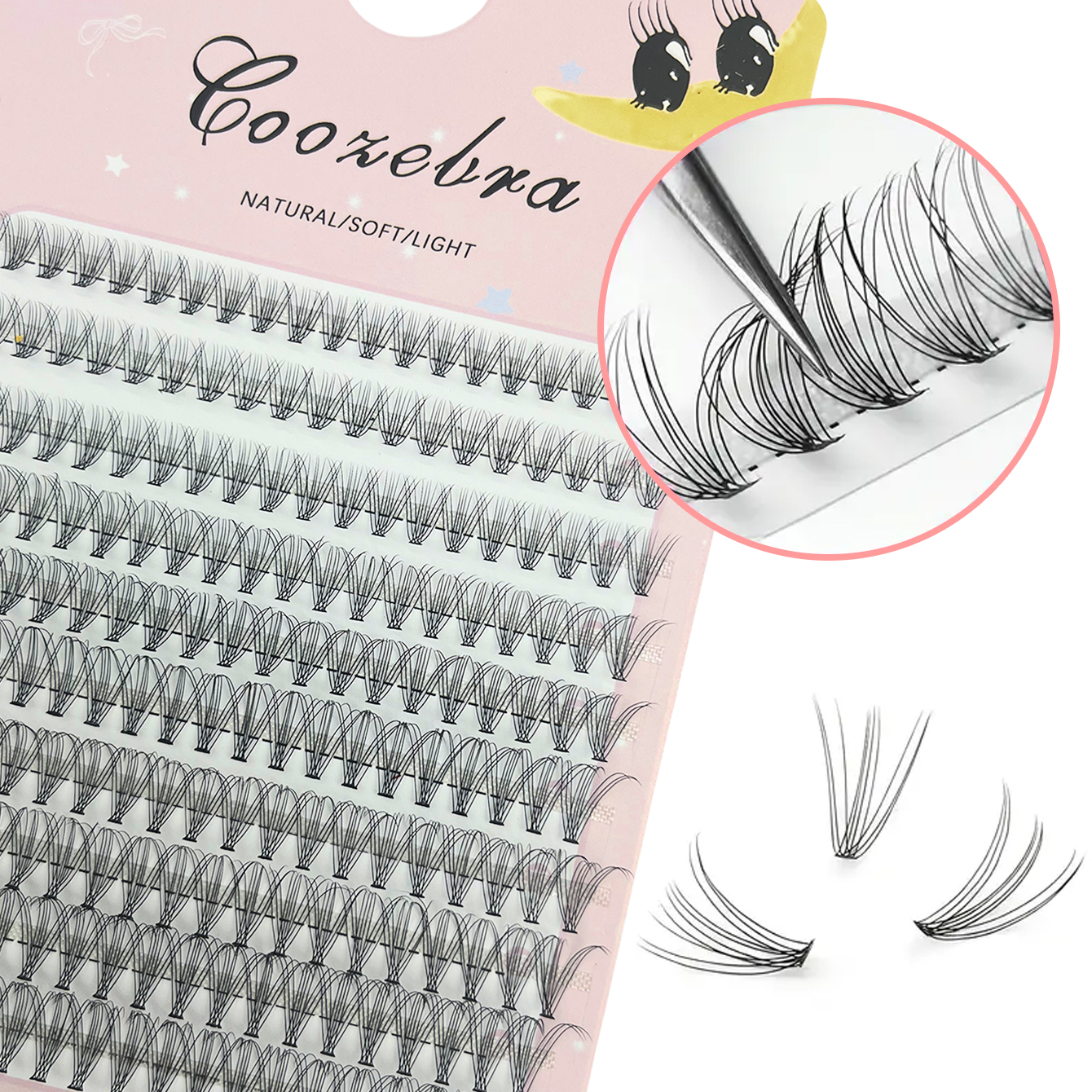 200pcs Individual DIY Eyelash  - đánh giá và giá Eyelash Extension Cat Eye