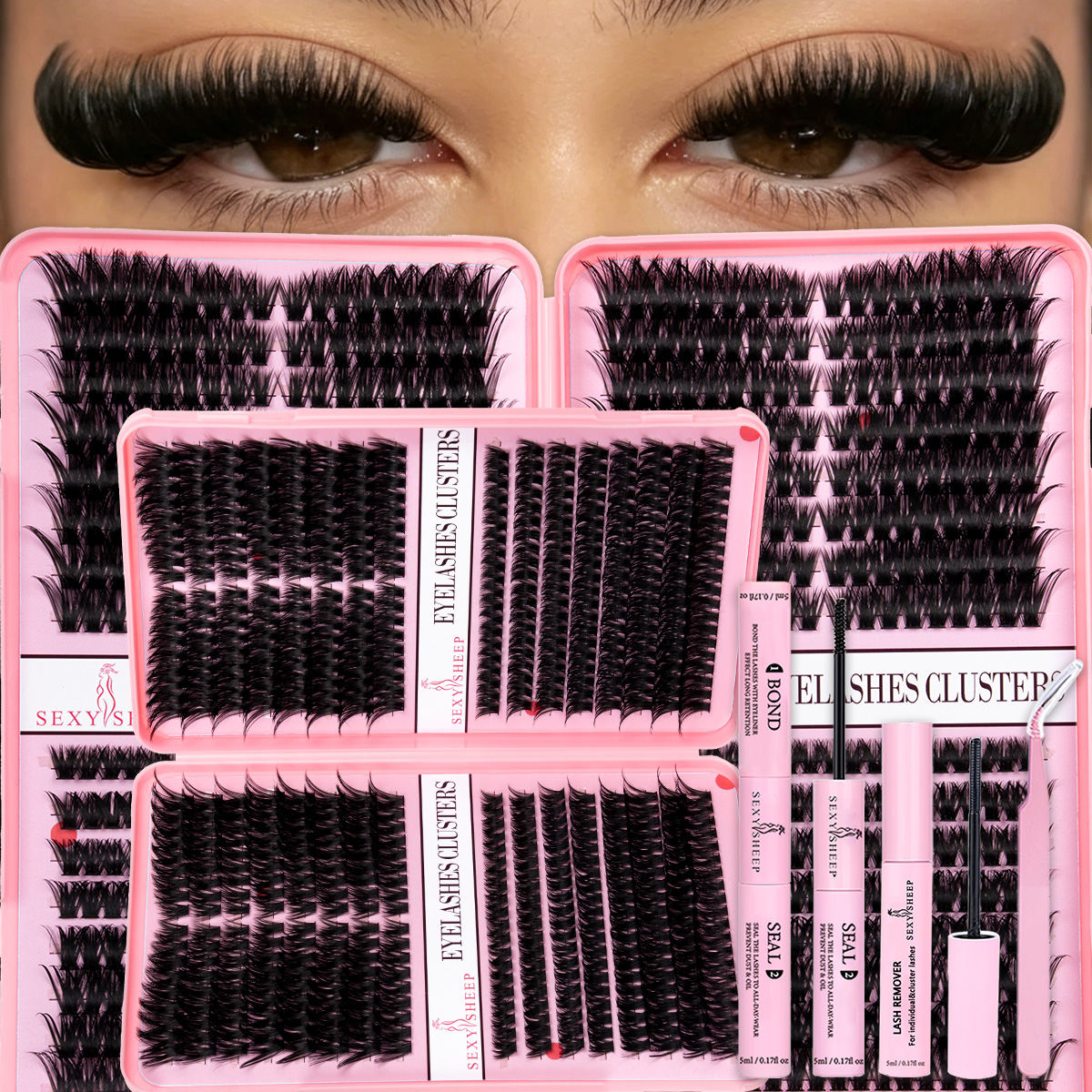DIY Eyelash Extension Kit Cat  - đánh giá và giá Eyelash Extension Cat Eye