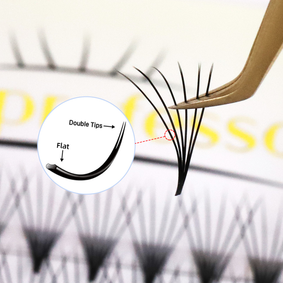 Flat Premade Fans Thin Root Ey - đánh giá và giá Eyelash Extension Japan