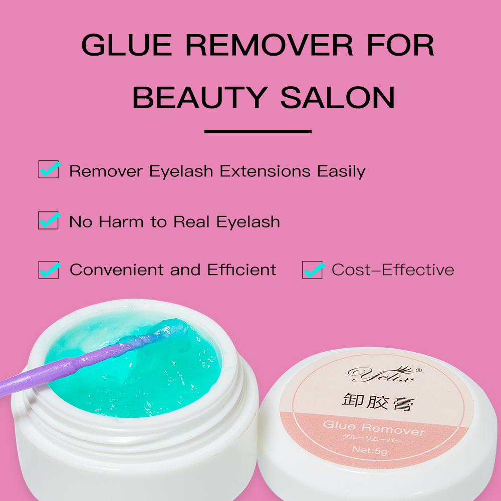 Yelix Lash Glue Remover Profes - đánh giá và giá Lash Removal Cream