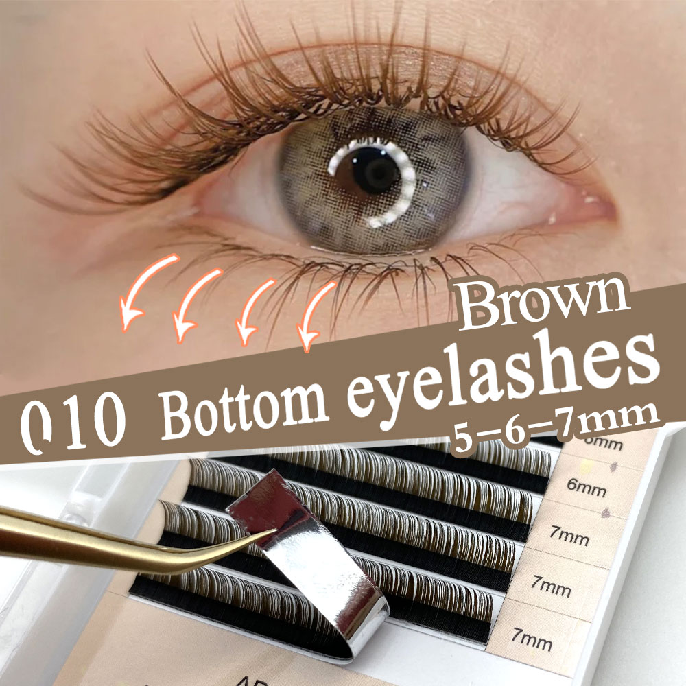 ABONNIE Brown Black Lower Lash - đánh giá và giá Eyelash Extension Japan