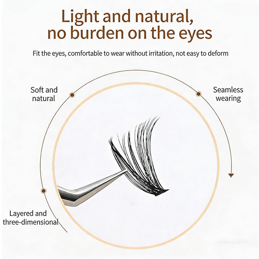 Natural Look False Eyelashes B - đánh giá và giá Eyelash Extension Wispy