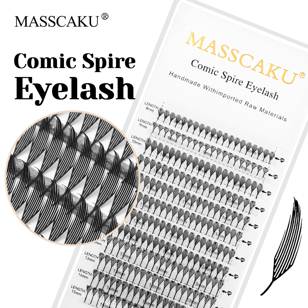 Hot Sale MASSCAKU Faux Mink Fe - đánh giá và giá Eyelash Extension Anime Style