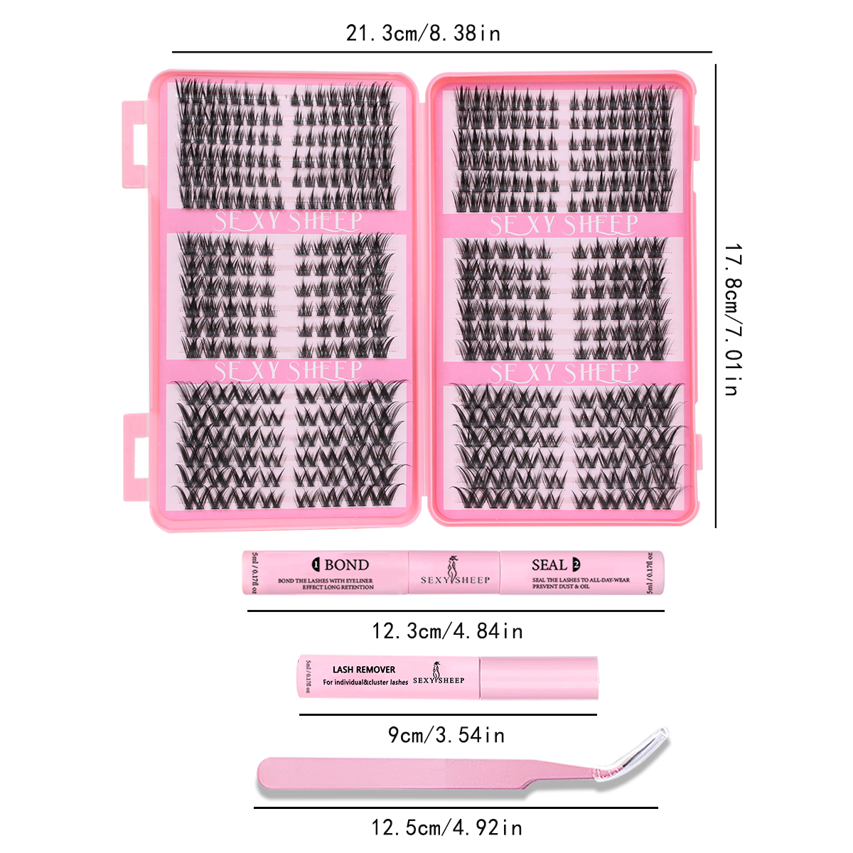 Eyelash Clusters Kit Cat Lashe - đánh giá và giá Eyelash Extension Home Service
