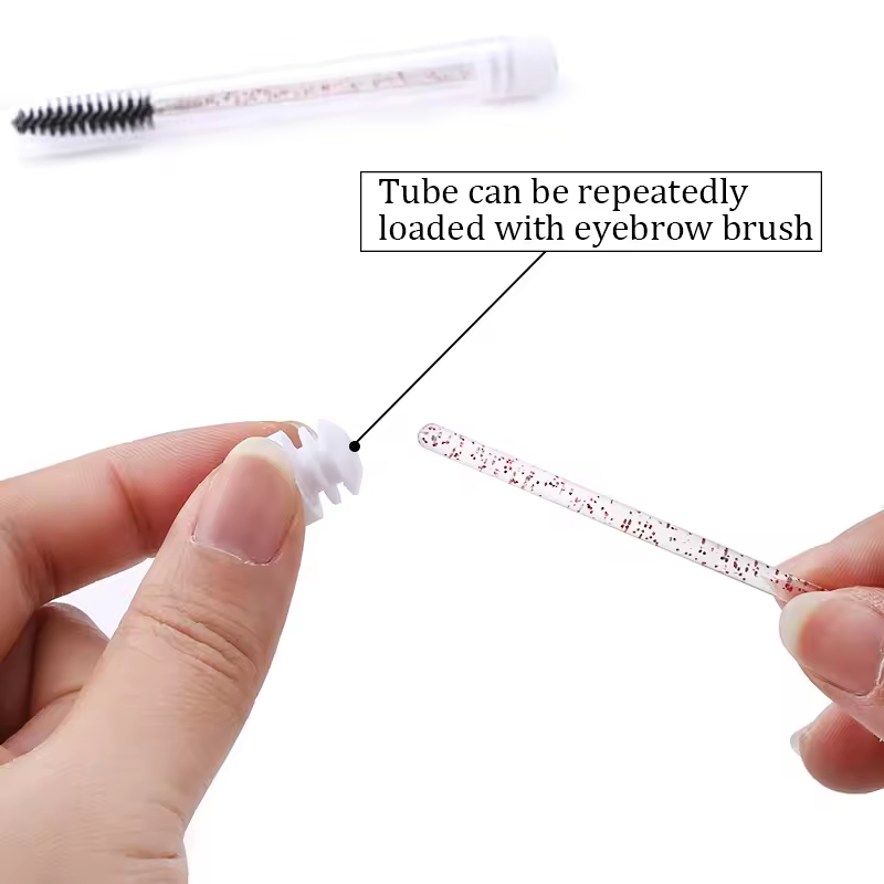 Eyelash Brush Tube With Eyebro - đánh giá và giá Eyelash Extension Options