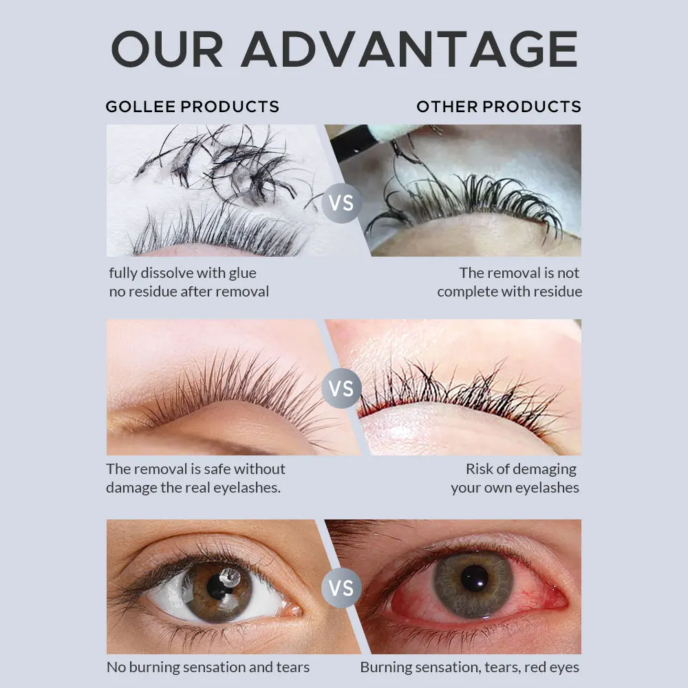 Gollee 5/10 PCS Professional E - đánh giá và giá Lash Removal Cream