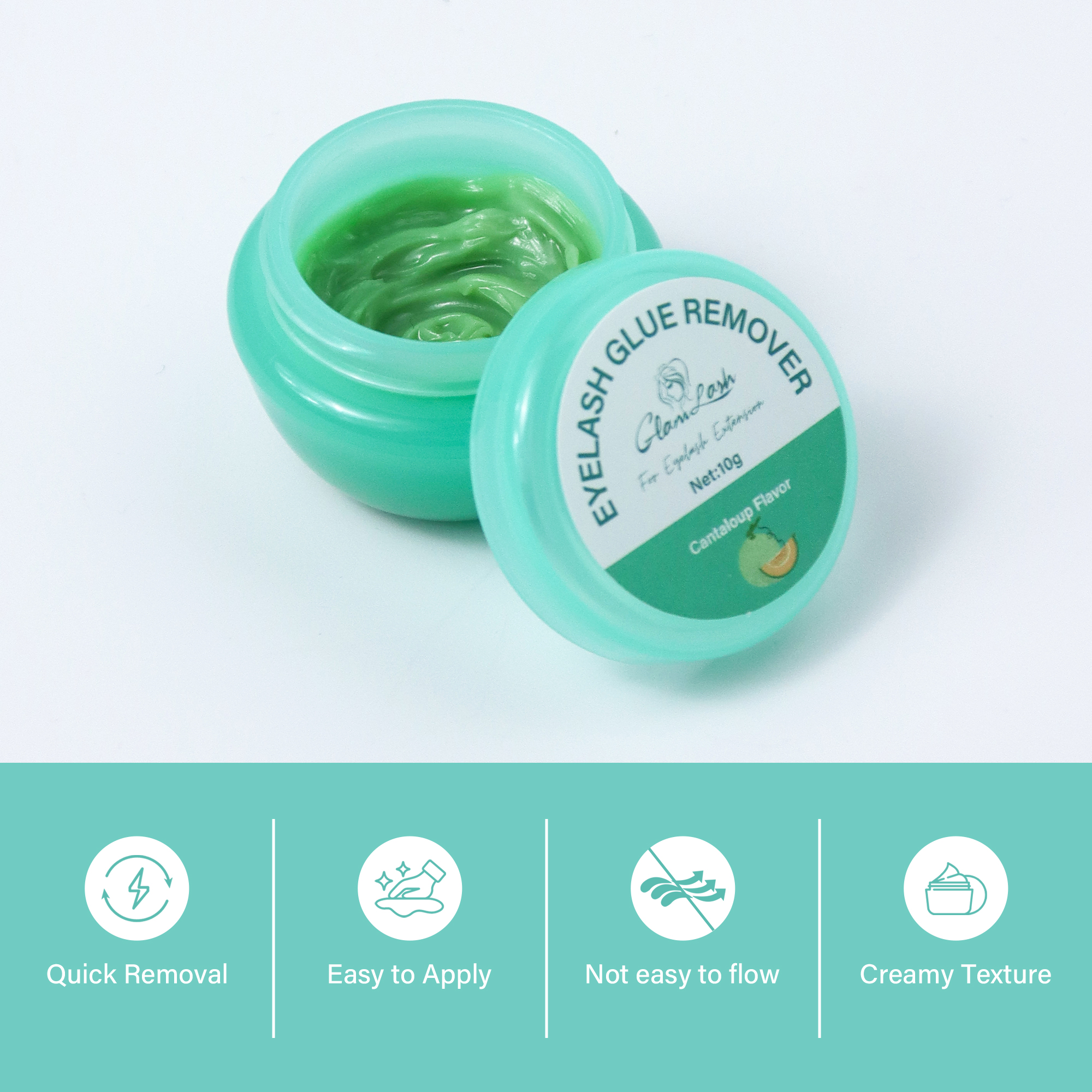 GLAMLASH 10g Fruit Flavour Eye - đánh giá và giá Lash Removal Cream