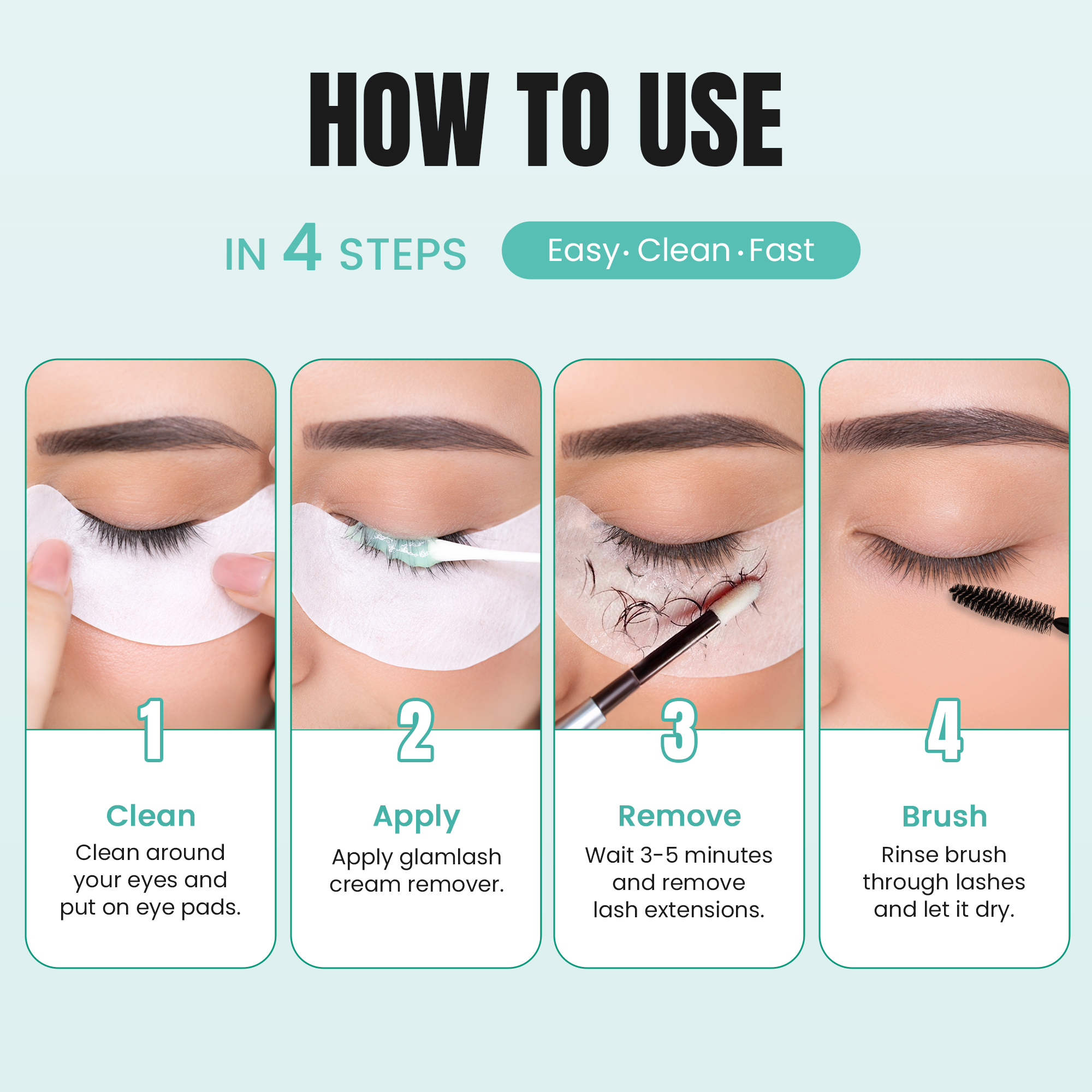 GLAMLASH 10g Fruit Flavour Eye - đánh giá và giá Lash Removal Cream