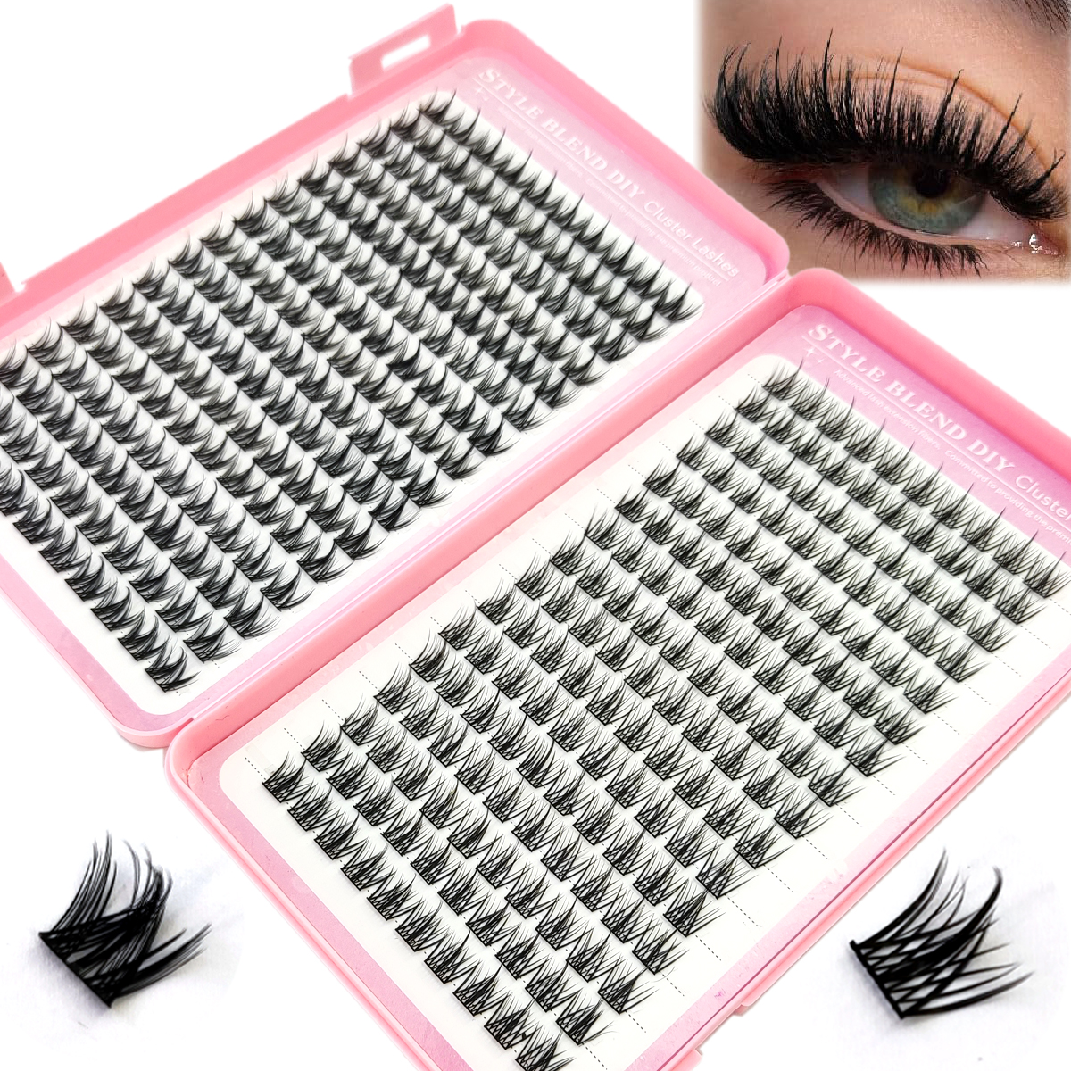 Sharp eyelash clusters, disper - đánh giá và giá Eyelash Extension Anime Style