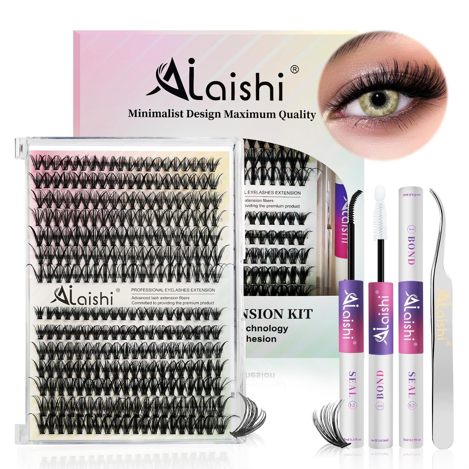 Lash Clusters Kit, DIY Cluster - đánh giá và giá Eyelash Extension Images Free
