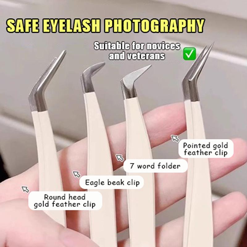 False Eyelash Tweezers With St - đánh giá và giá Eyelash Extension Home Service