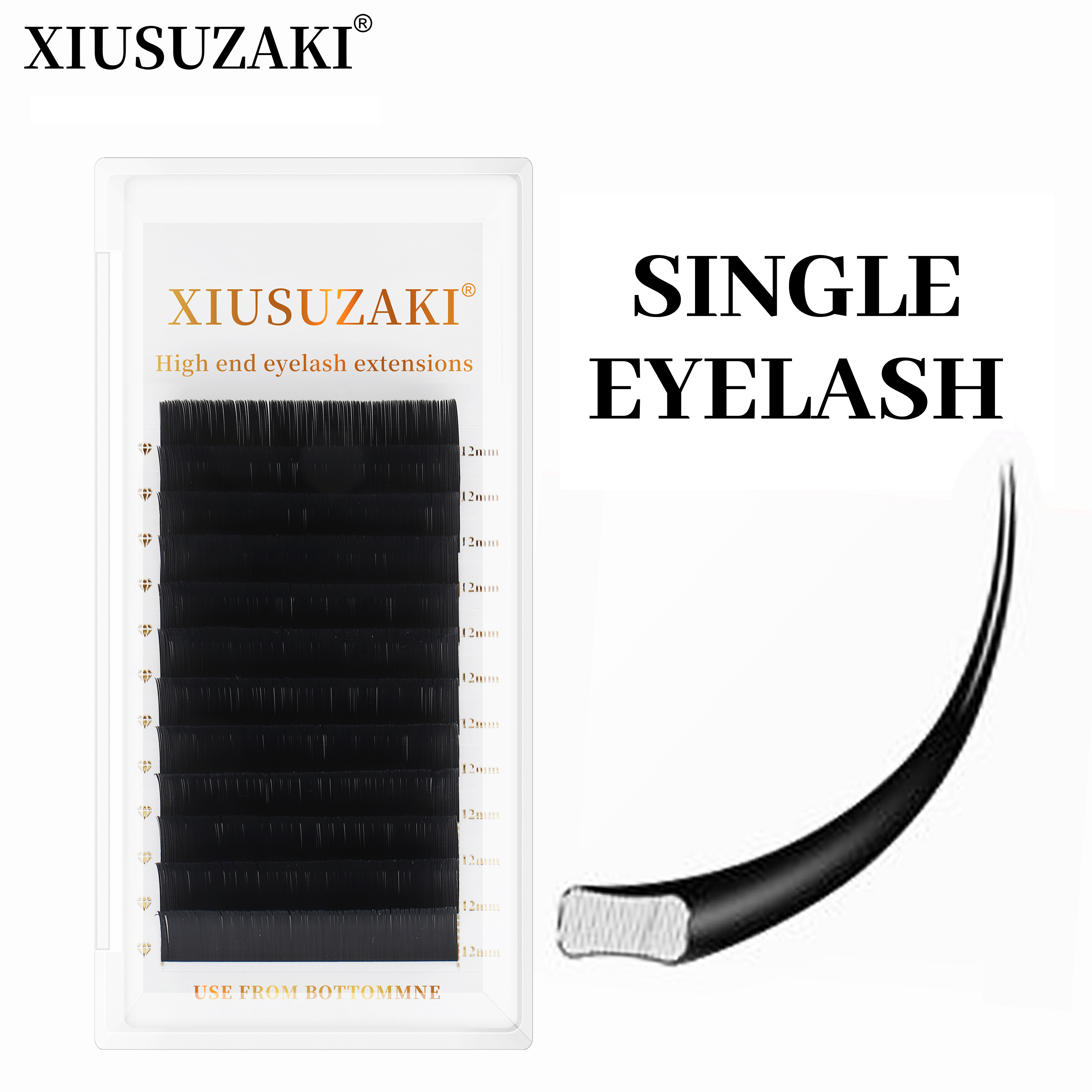 XIUSUZAKI Flat Ellipse Eyelash - đánh giá và giá Eyelash Extension Supernatural