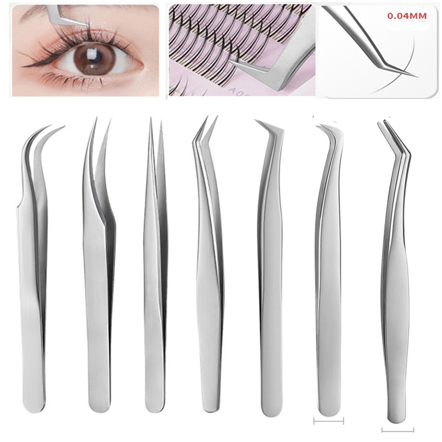 7pcs High Precision Stainless  - đánh giá và giá Eyelash Extension Or Extensions