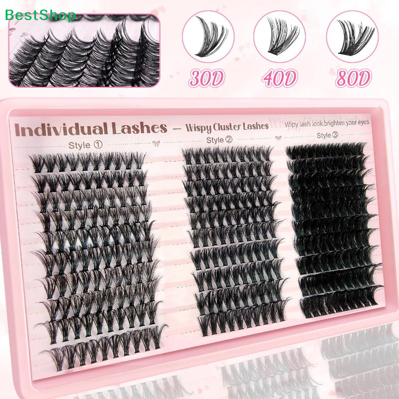 ✂Cluster Lashes Individual Ext - đánh giá và giá Eyelash Extension Wispy