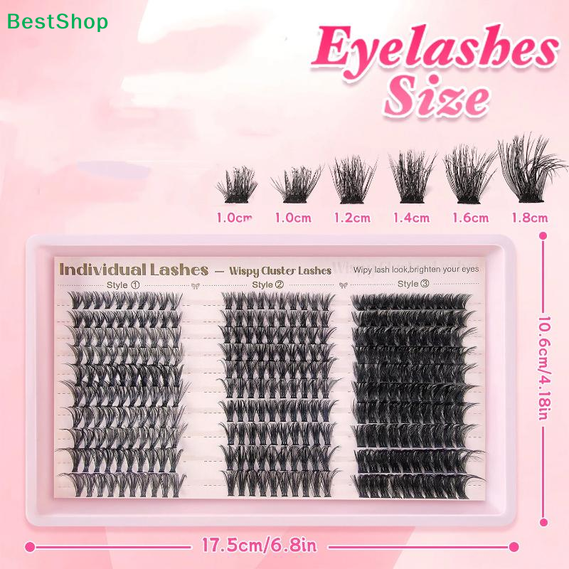 ✂Cluster Lashes Individual Ext - đánh giá và giá Eyelash Extension Wispy
