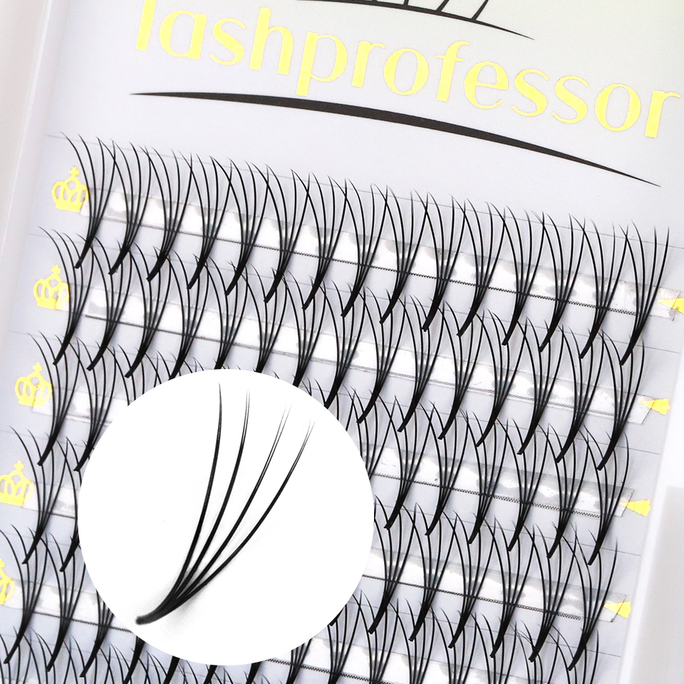 Flat Premade Eyelash Fan 3D 4D - đánh giá và giá Eyelash Extension Japan