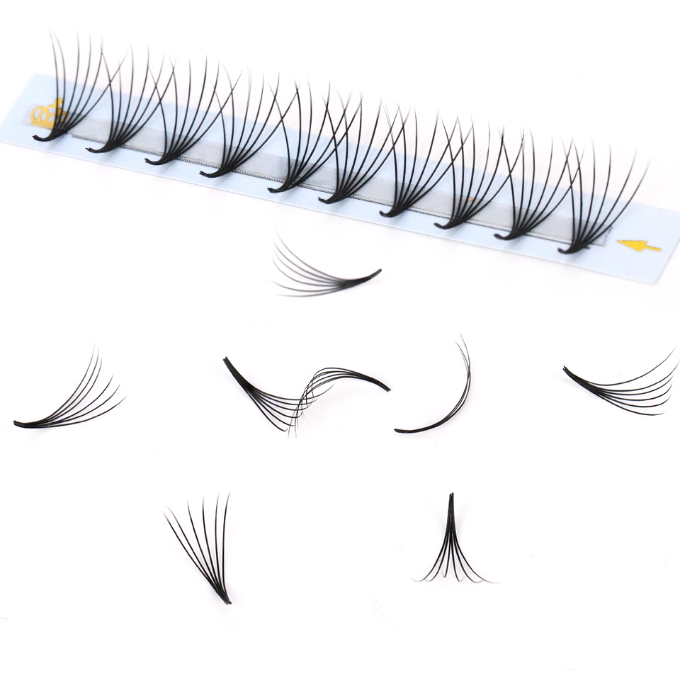 Flat Premade Eyelash Fan 3D 4D - đánh giá và giá Eyelash Extension Japan