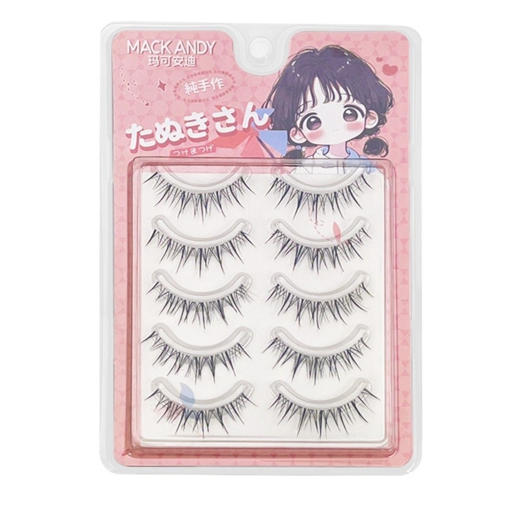 Black Anime Cartoon False Eyel - đánh giá và giá Eyelash Extension Anime Style