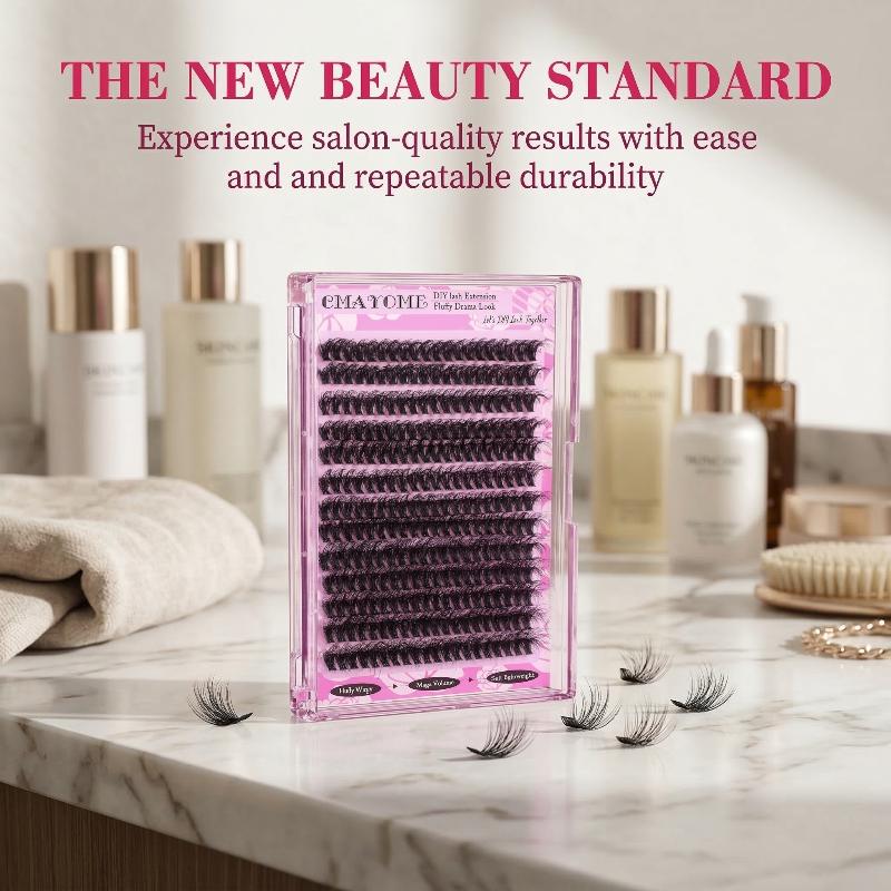 Wispy D Curl Cluster Lashes 14 - đánh giá và giá Eyelash Extension Wispy