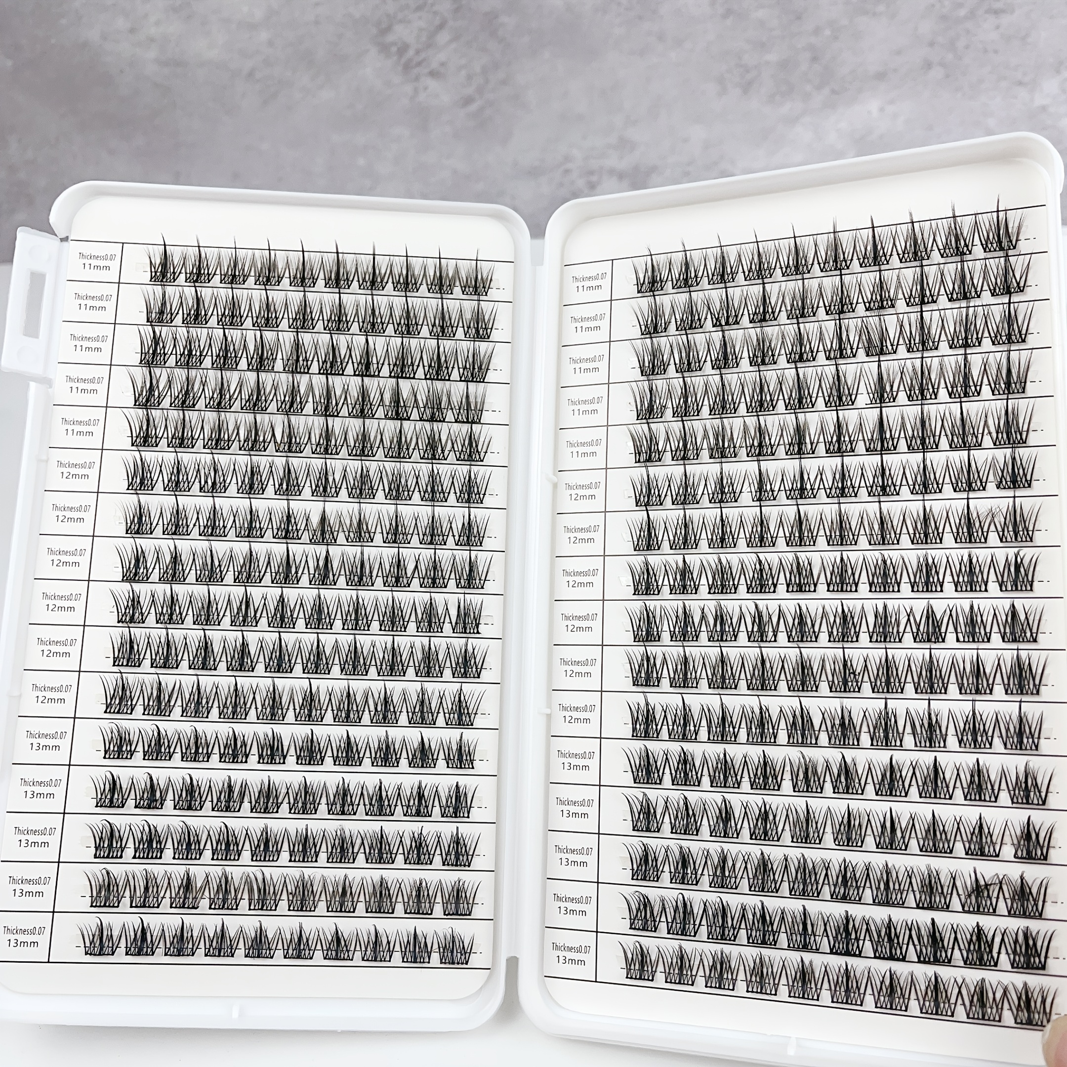 320 cluster eyelash book - DIY - đánh giá và giá Eyelash Extension Anime Style