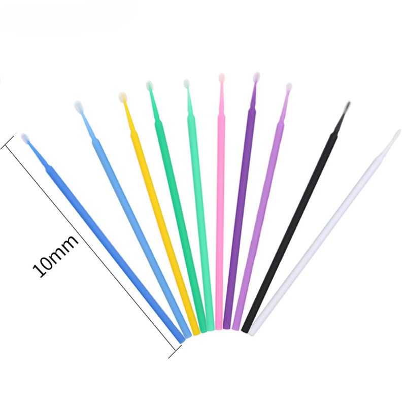 100Pcs Eyelash Cleaning Brush  - đánh giá và giá Eyelash Extension Options