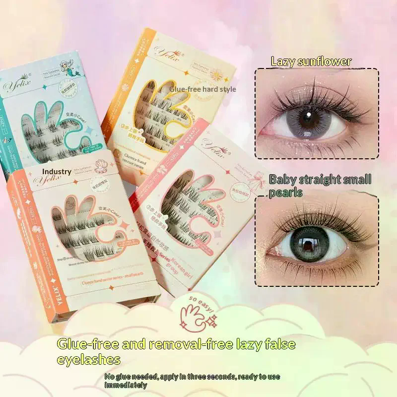 7 Rows Self-Adhesive Eyelashes - đánh giá và giá Lash Adhesive Glue