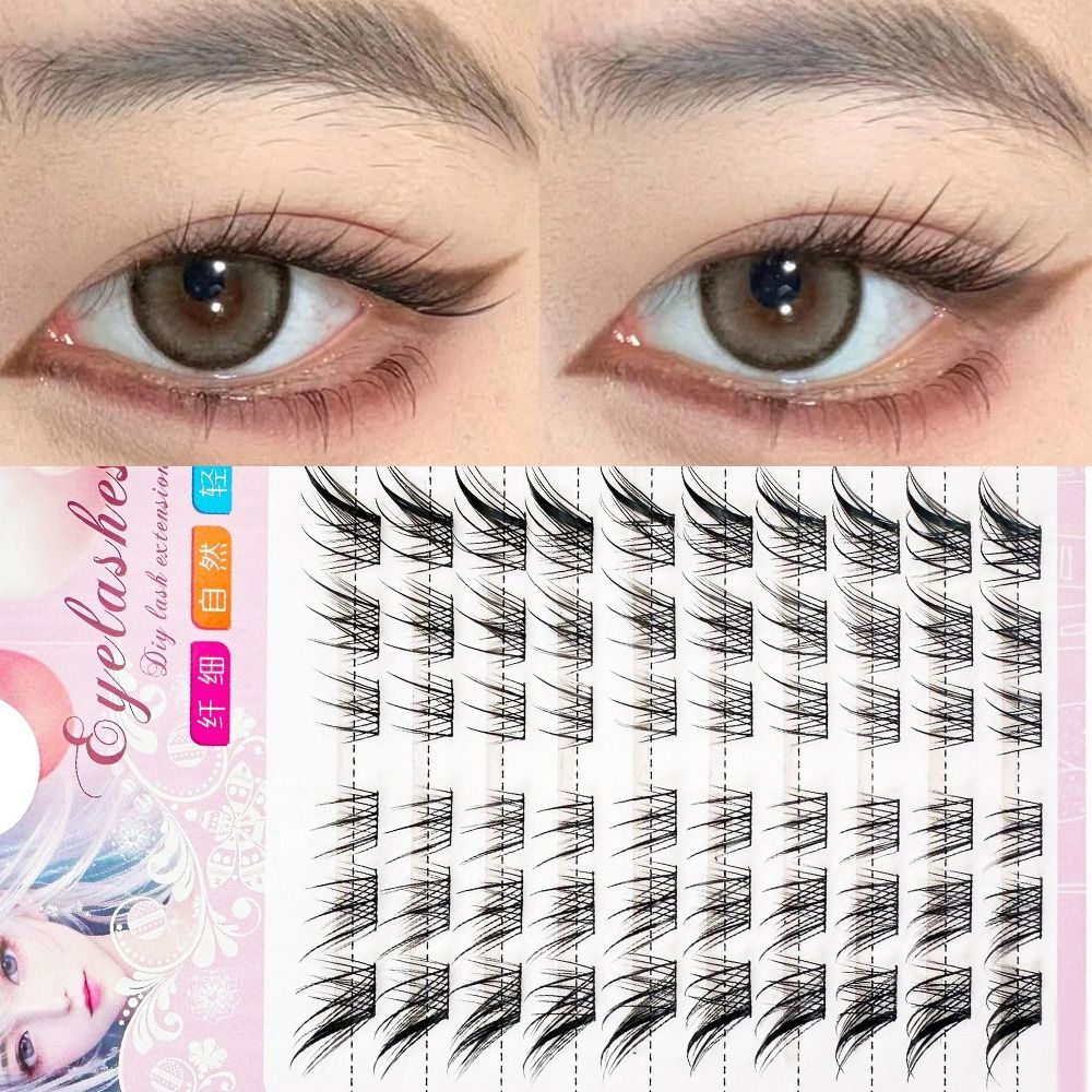 Women Beauty 3D Cat Eye Cluste - đánh giá và giá Eyelash Extension Cat Eye